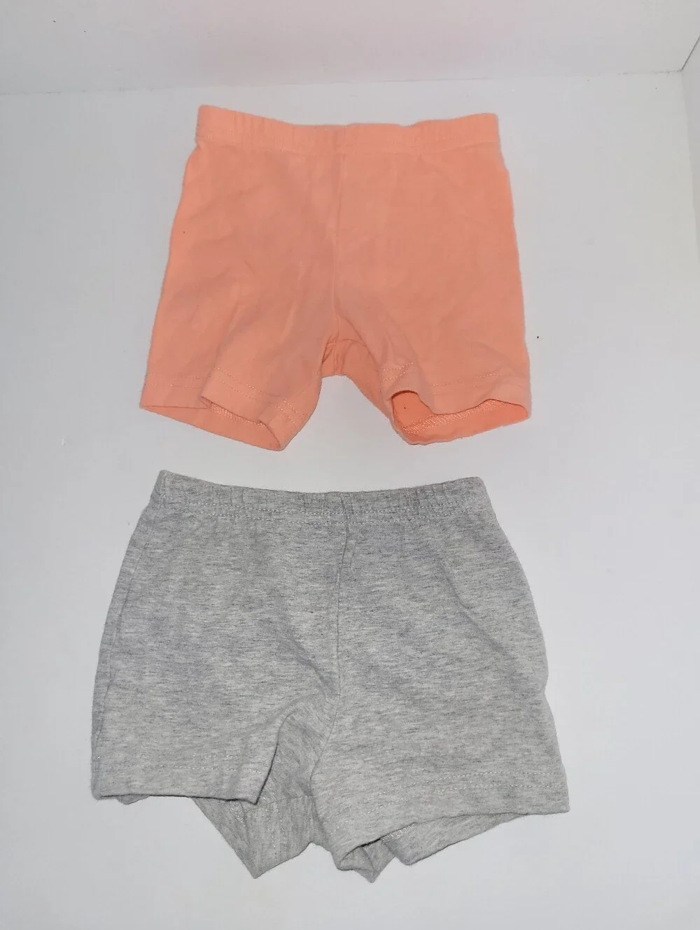 Carter's Size 12 Months Gray And Orange 2 Shorts Bundle